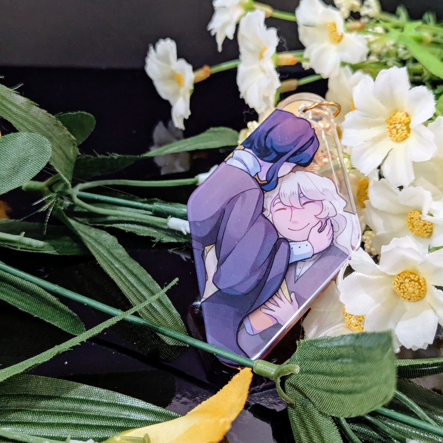 (B GRADE) Dried Flower Layered Charm - Frei & Charlotte