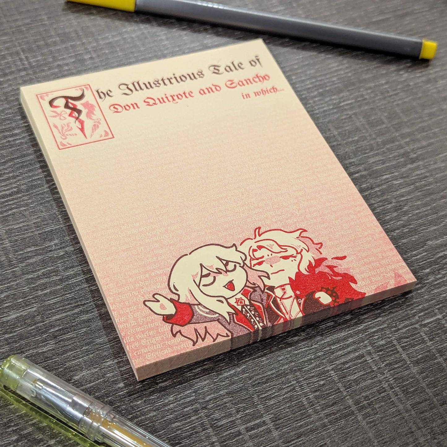 Don Quixote Riso Memopads - (CANTO 7 SPOILERS)