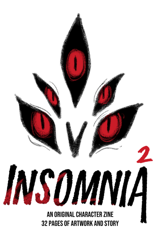 DIGITAL DOWNLOAD Zine - Insomnia 2 (Original Character)