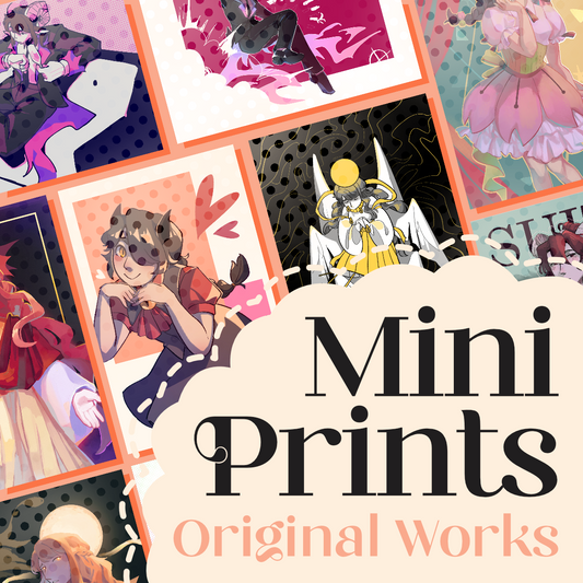 Mini Prints - Original Character Prints