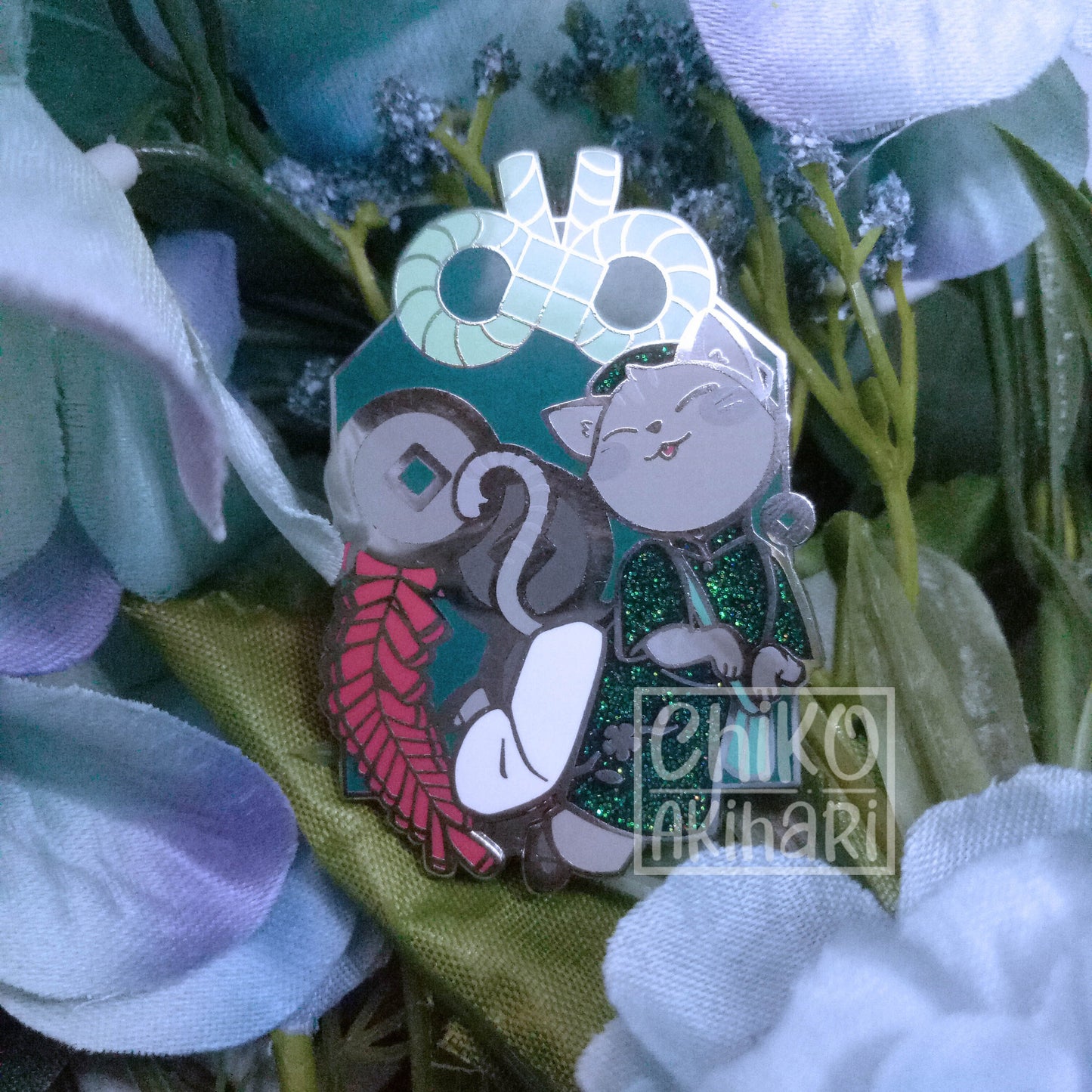 Enamel Pins - Cat Omamori (Original Design)