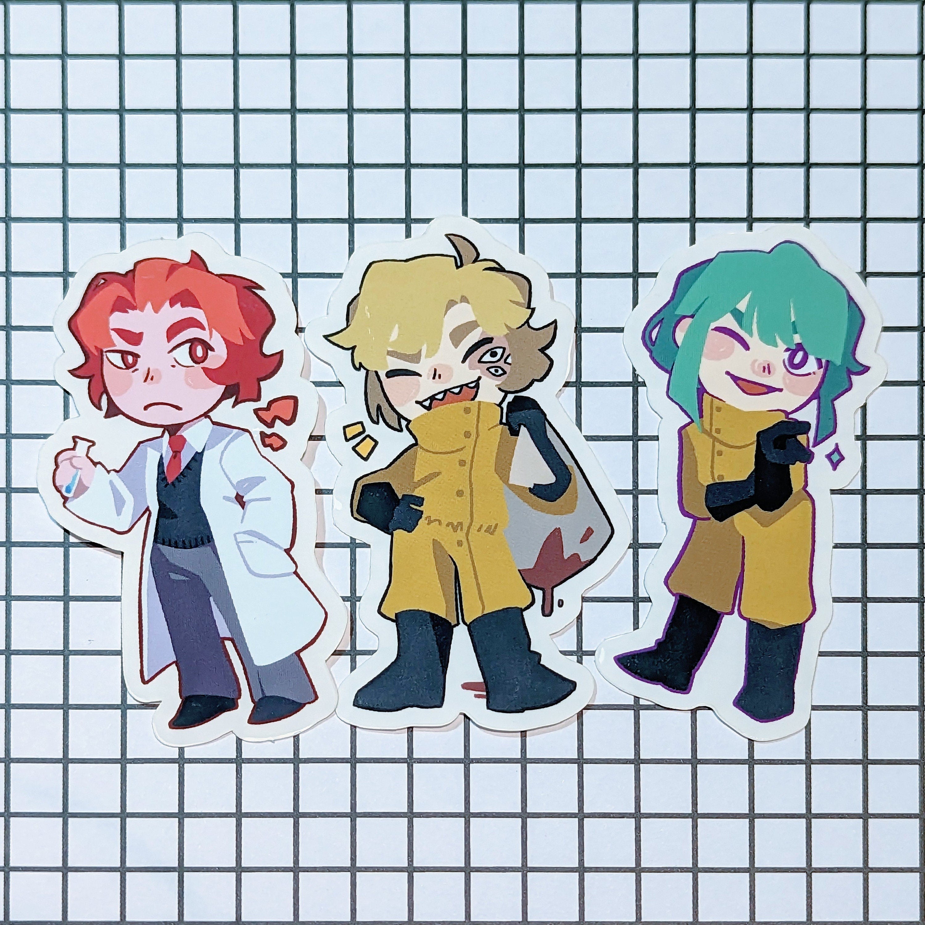 Science Gang Clear Vinyl Sticker - Unethical Science Gang (Hello Charlotte) – Chiko ...