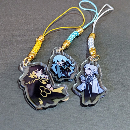 Acrylic Phone Charm - Tiny Librarians (Library of Ruina)