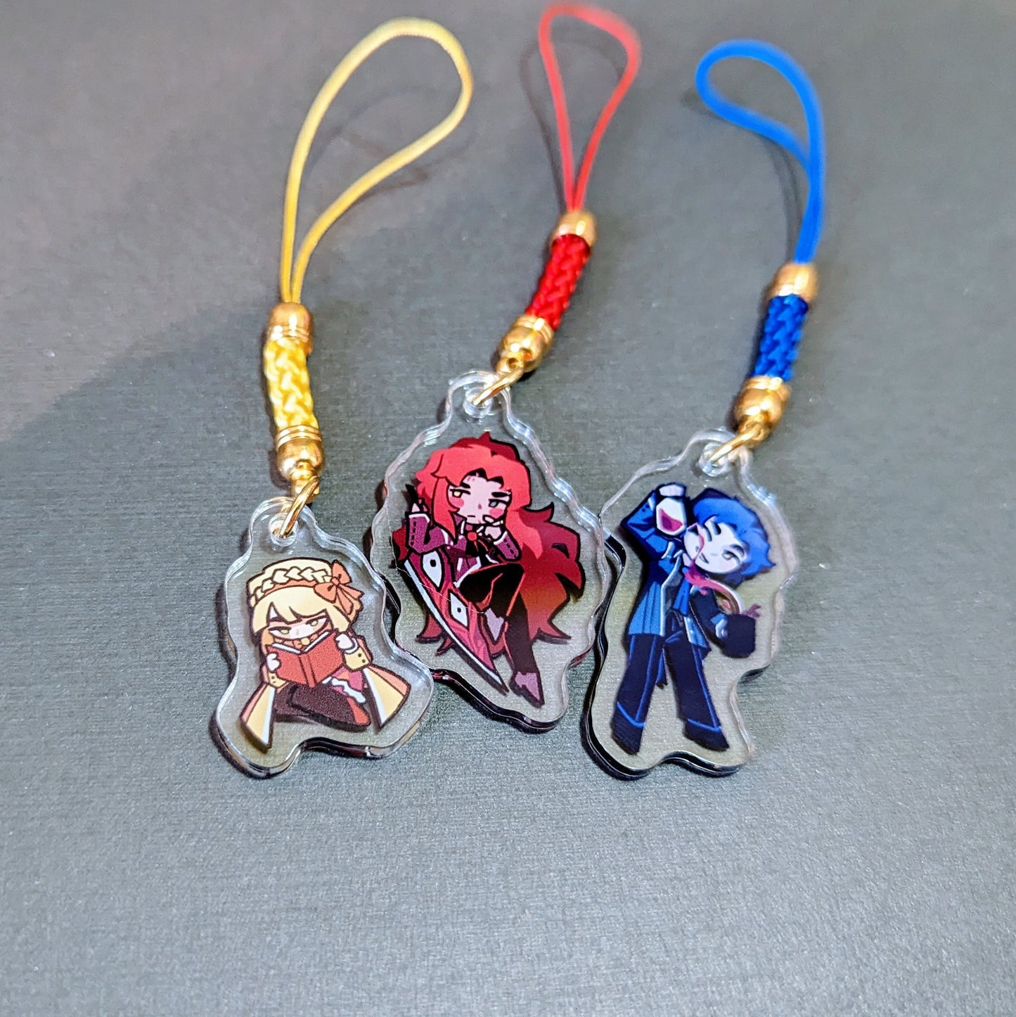 Acrylic Phone Charm - Tiny Librarians (Library of Ruina)