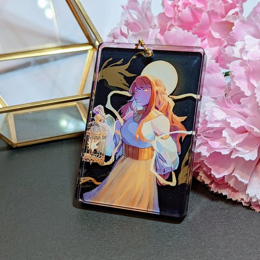 3D Acrylic Keychain - A Light in The Dark (Original Character)