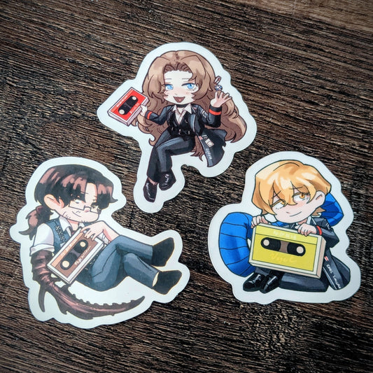 Vinyl Sticker - Pass On Casettes (Limbus Company)