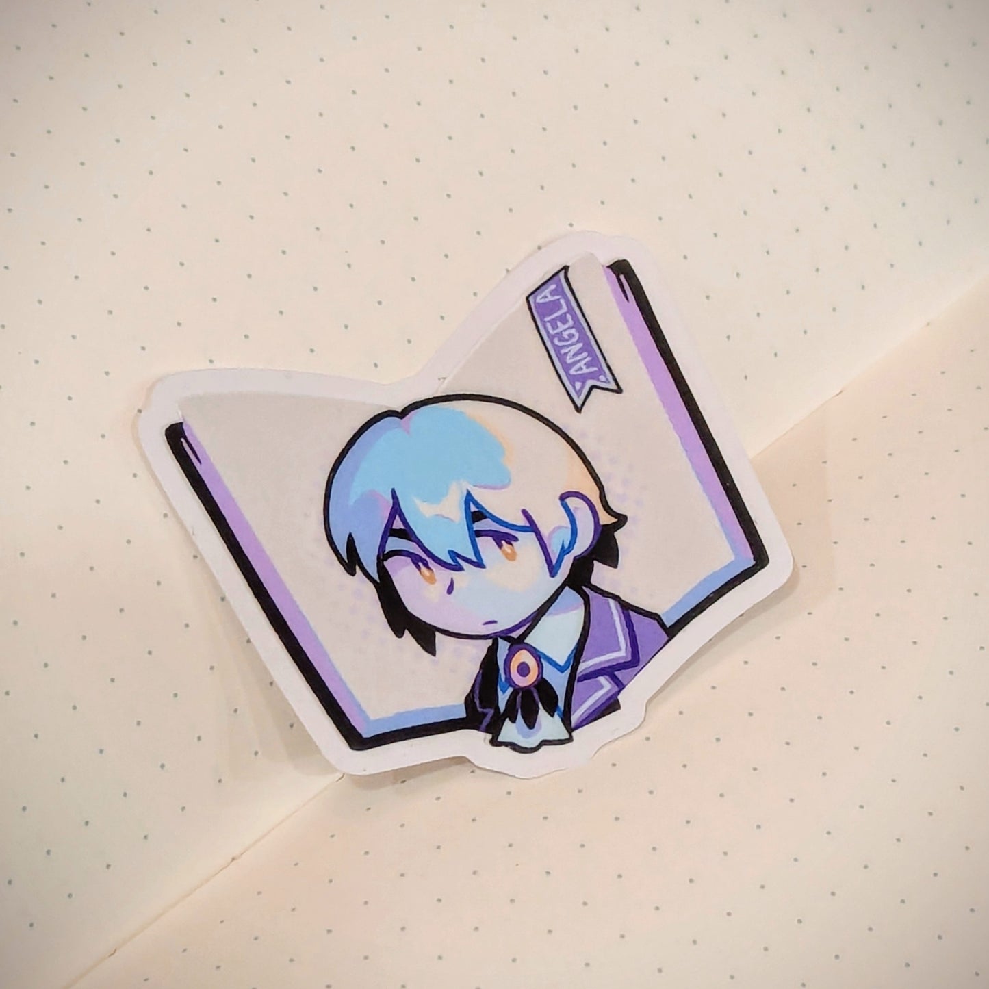 Vinyl Sticker - Angela Book (Library of Ruina)