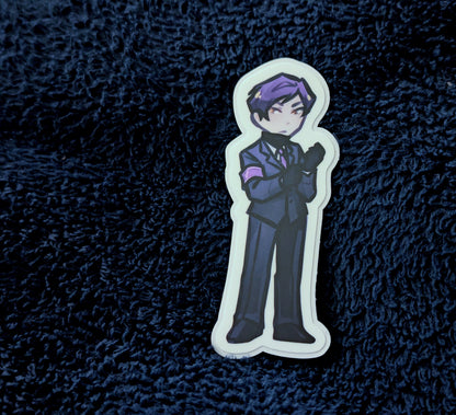 Vinyl Sticker - Researcher, Sephirah, Librarian Yesod (Lobotomy Corporation/Library of Ruina)