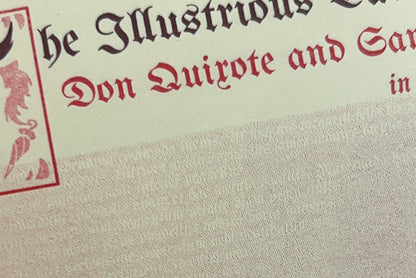 Don Quixote Riso Memopads - (CANTO 7 SPOILERS)