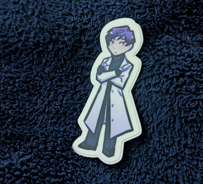 Vinyl Sticker - Researcher, Sephirah, Librarian Yesod (Lobotomy Corporation/Library of Ruina)