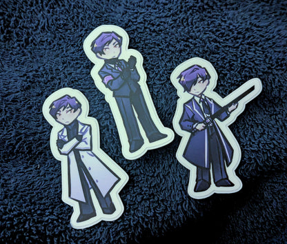 Vinyl Sticker - Researcher, Sephirah, Librarian Yesod (Lobotomy Corporation/Library of Ruina)