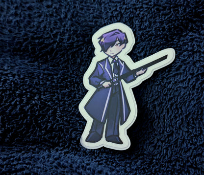 Vinyl Sticker - Researcher, Sephirah, Librarian Yesod (Lobotomy Corporation/Library of Ruina)