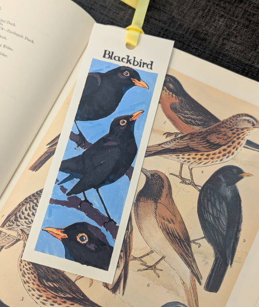 Blackbird Bookmark (Original)
