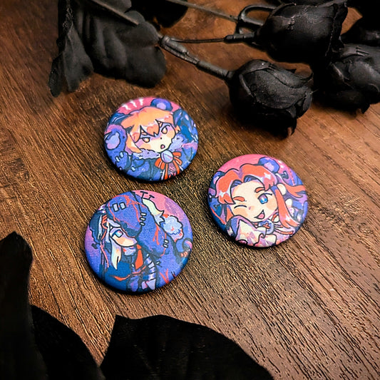 Pinback Buttons - Hex Nail EGOs (Limbus Company)